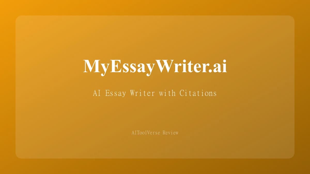 MyEssayWriter.ai generating an essay with scholarly citations and formatted references in the editor