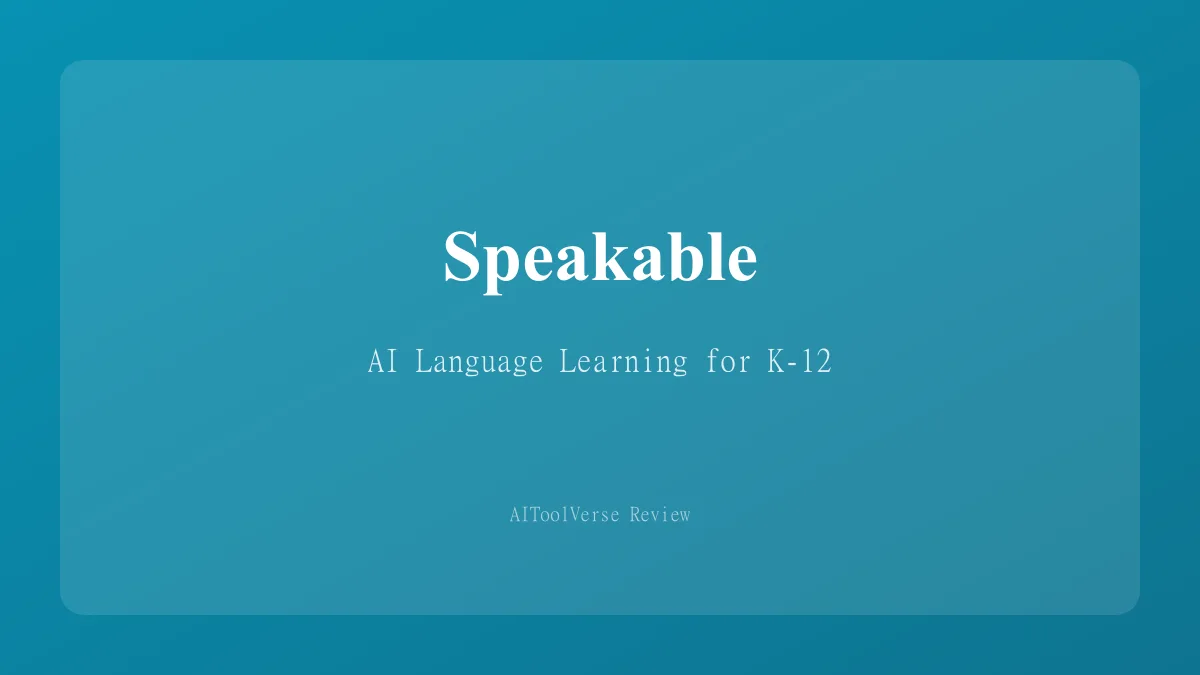 Speakable AI platform showing student speaking practice with instant pronunciation feedback and rubric scoring